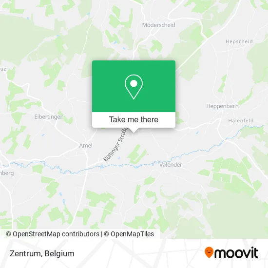 Zentrum map