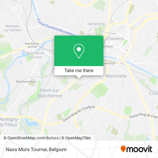 Naos Murs Tournai map