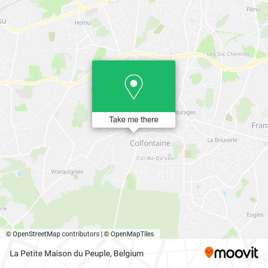 La Petite Maison du Peuple map