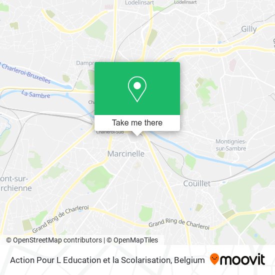 Action Pour L Education et la Scolarisation map