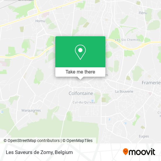 Les Saveurs de Zomy map