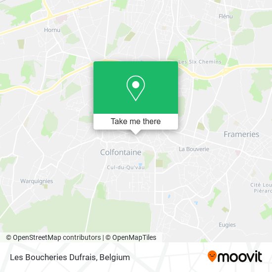 Les Boucheries Dufrais map