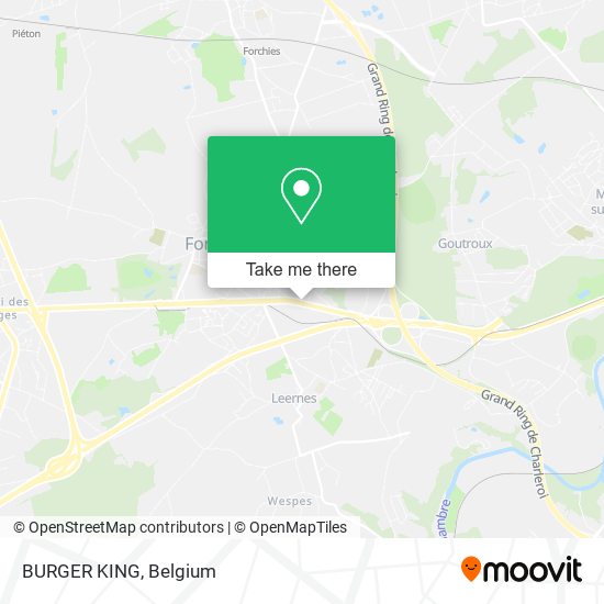 BURGER KING map