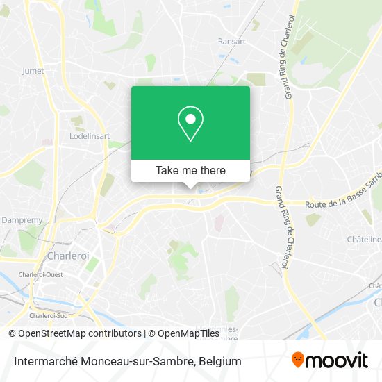 Intermarché Monceau-sur-Sambre map