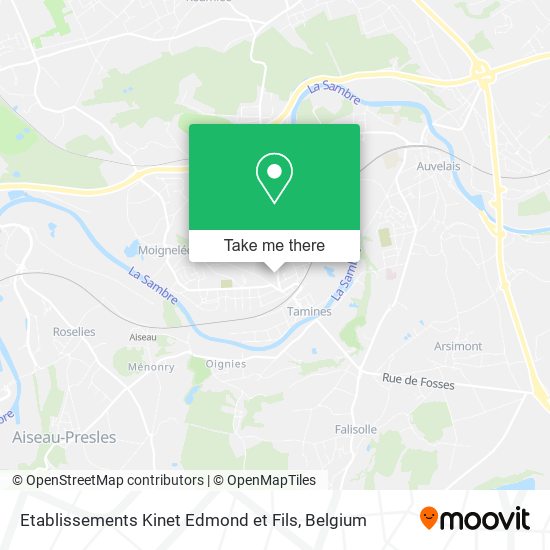 Etablissements Kinet Edmond et Fils map