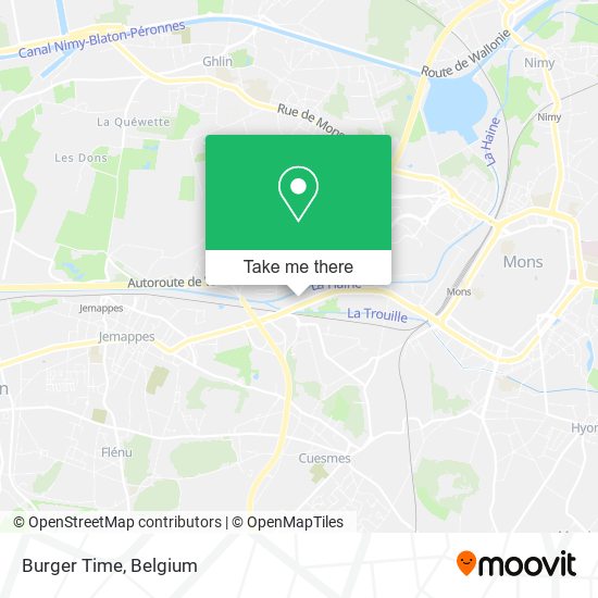 Burger Time map