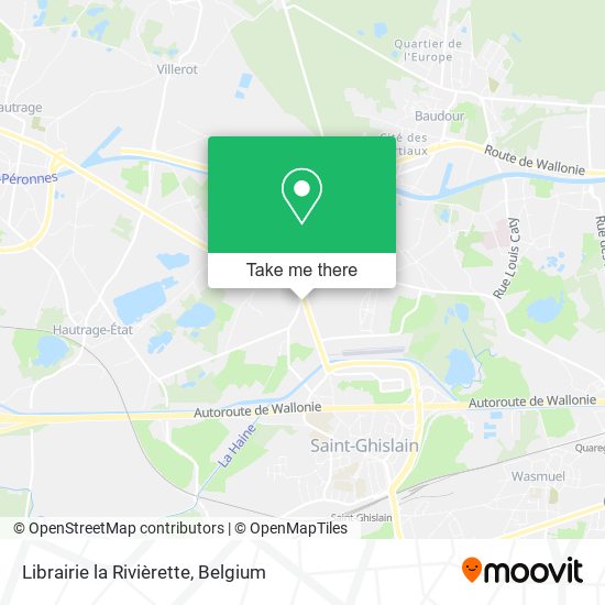 Librairie la Rivièrette plan