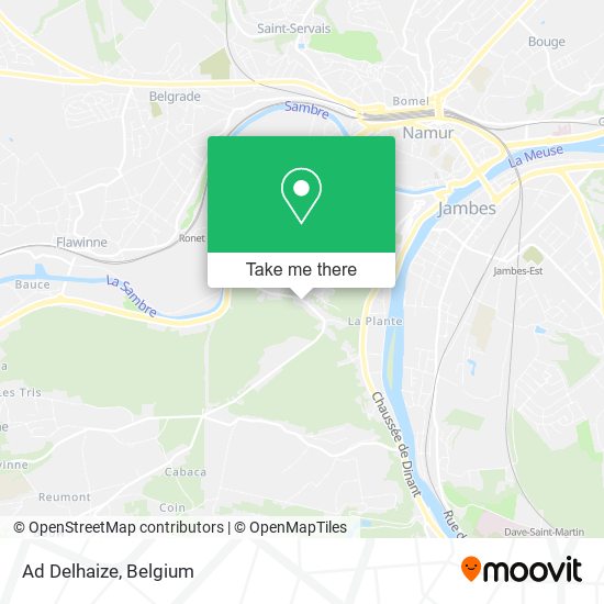 Ad Delhaize map