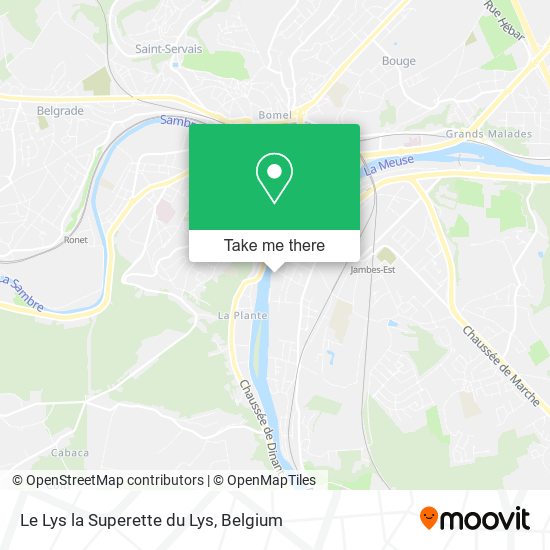 Le Lys la Superette du Lys plan