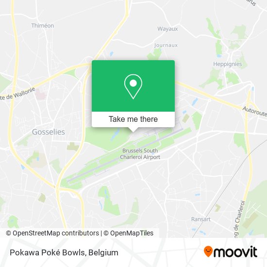 Pokawa Poké Bowls map