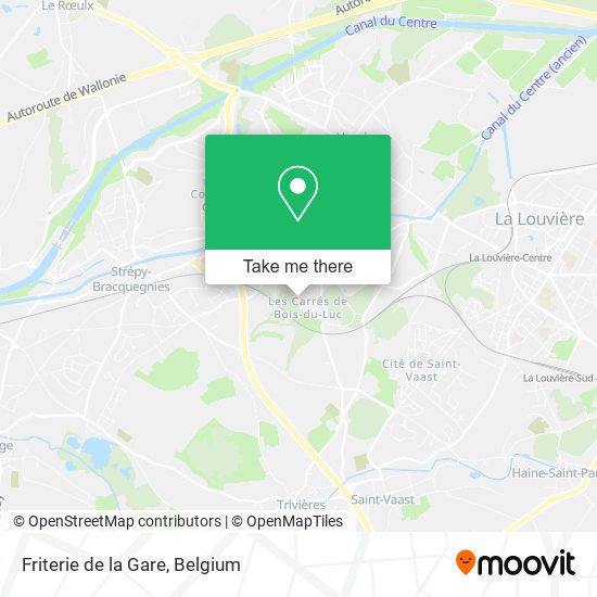 Friterie de la Gare plan