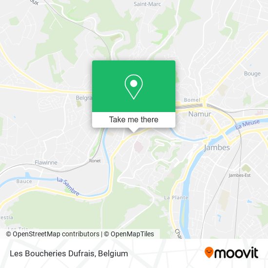 Les Boucheries Dufrais map