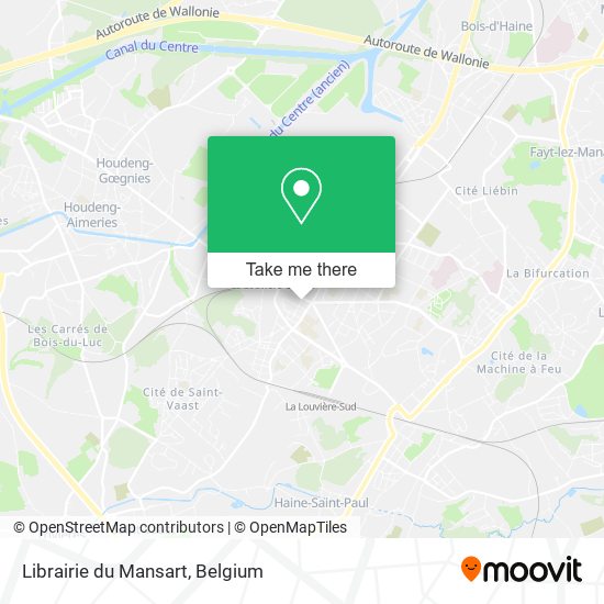 Librairie du Mansart map