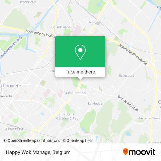 Happy Wok Manage map