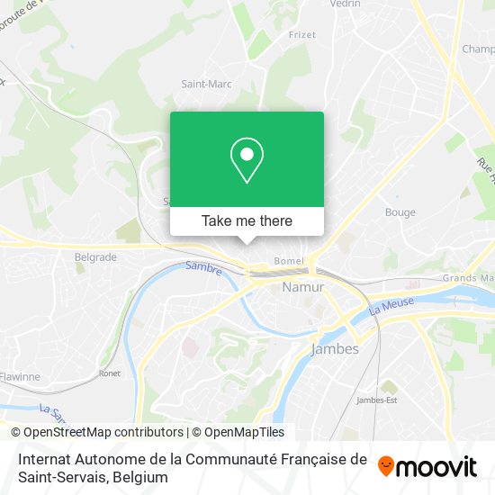 Internat Autonome de la Communauté Française de Saint-Servais map