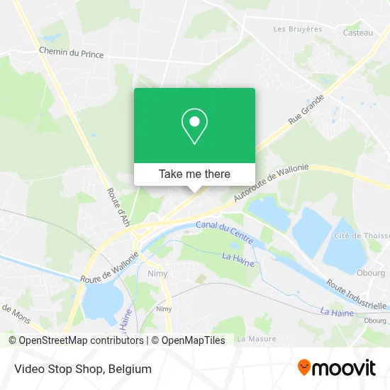 Video Stop Shop map
