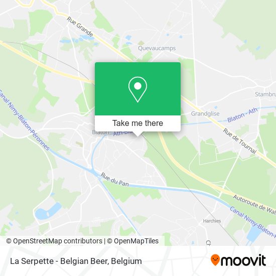 La Serpette - Belgian Beer map