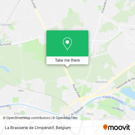 La Brasserie de L'Impératif map