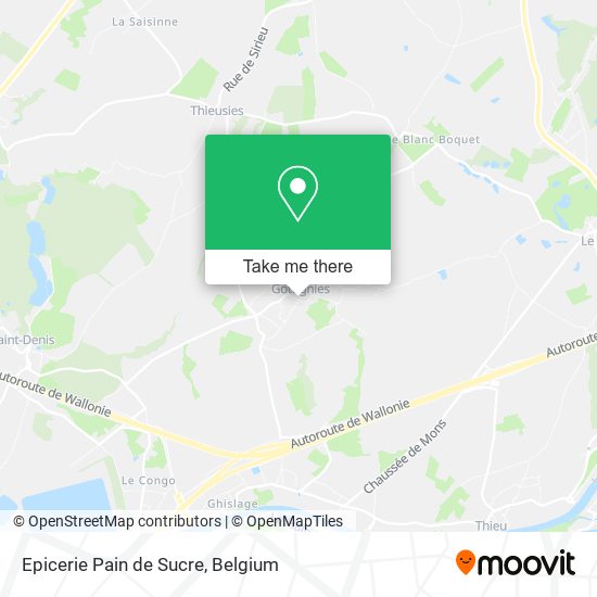 Epicerie Pain de Sucre map