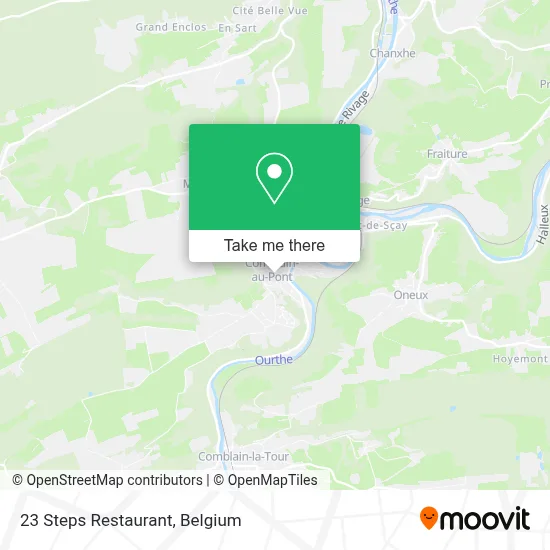 23 Steps Restaurant map