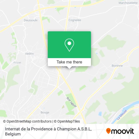 Internat de la Providence à Champion A.S.B.L map