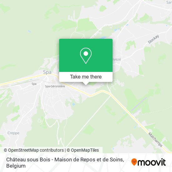 Château sous Bois - Maison de Repos et de Soins map