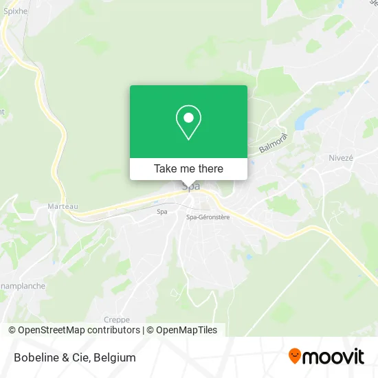 Bobeline & Cie map