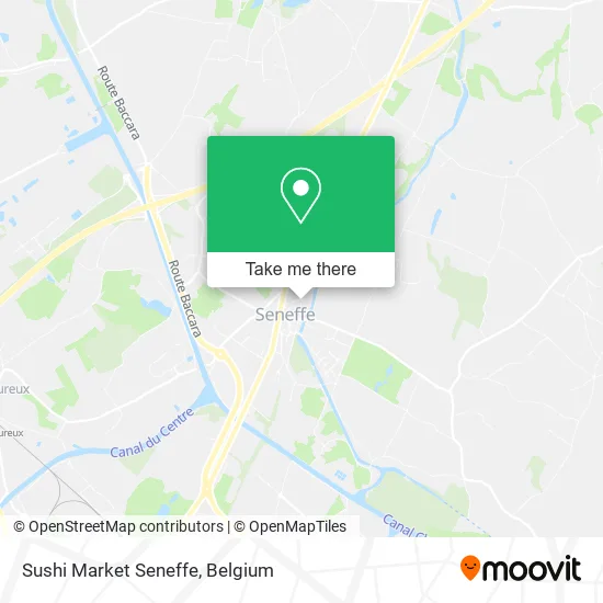 Sushi Market Seneffe map