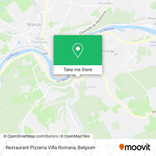 Restaurant Pizzeria Villa Romana map