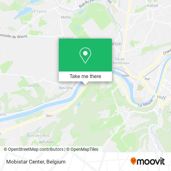 Mobistar Center map