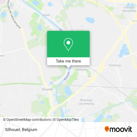 Silhouet map