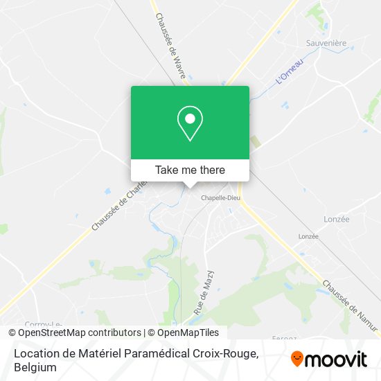 Location de Matériel Paramédical Croix-Rouge plan