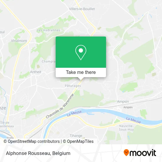 Alphonse Rousseau map