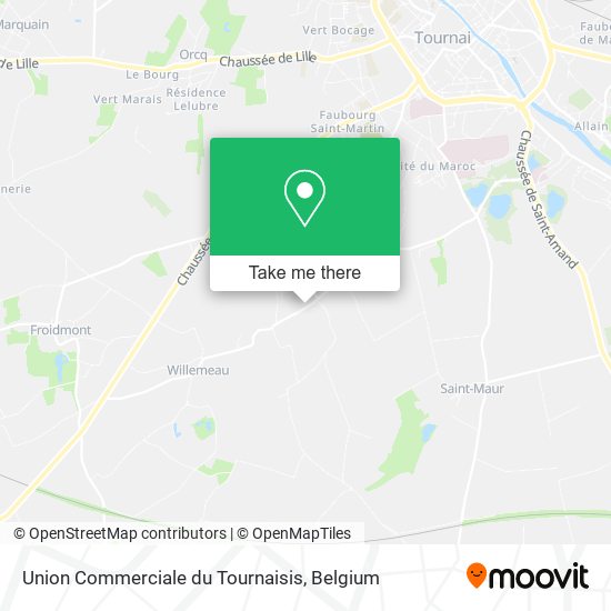 Union Commerciale du Tournaisis plan