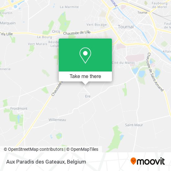 Aux Paradis des Gateaux plan