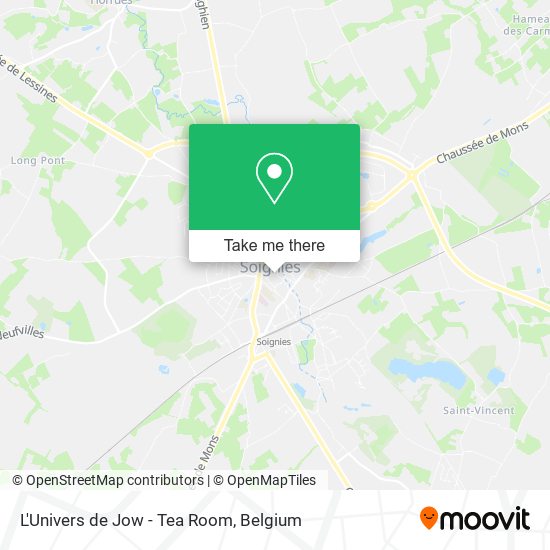 L'Univers de Jow - Tea Room map
