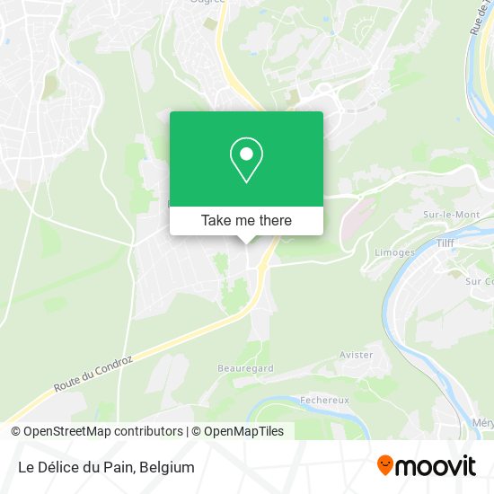 Le Délice du Pain map