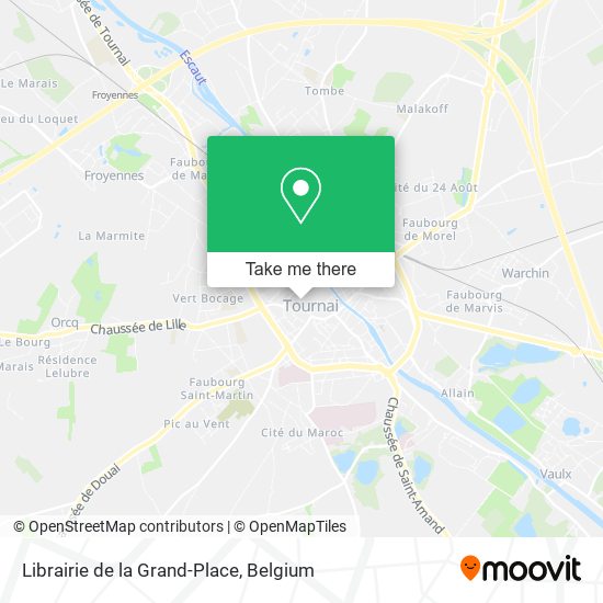 Librairie de la Grand-Place map