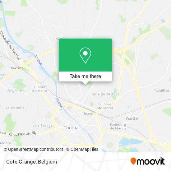 Cote Grange map