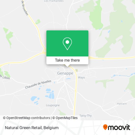 Natural Green Retail map