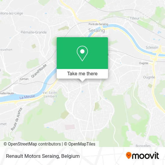 Renault Motors Seraing map