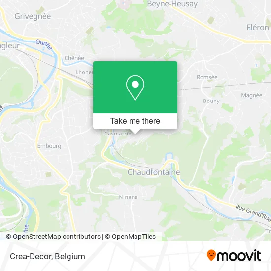 Crea-Decor map