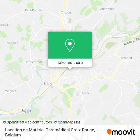 Location de Matériel Paramédical Croix-Rouge map