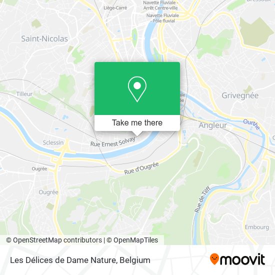 Les Délices de Dame Nature map