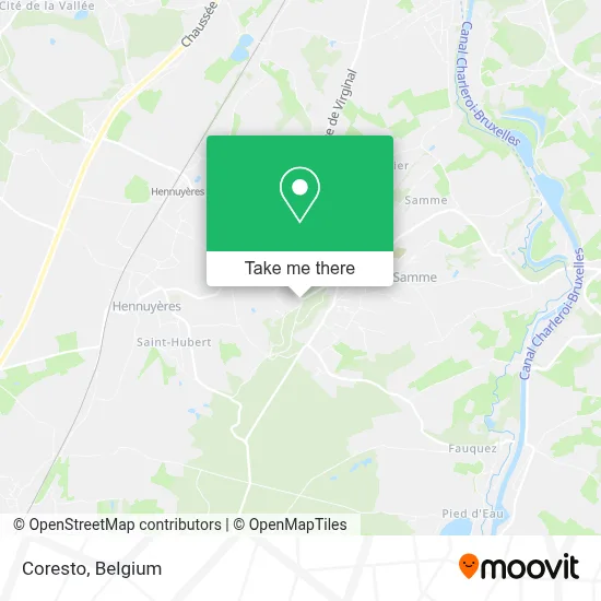 Coresto map
