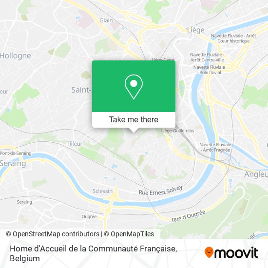 Home d'Accueil de la Communauté Française plan