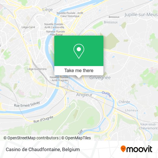 Casino de Chaudfontaine plan