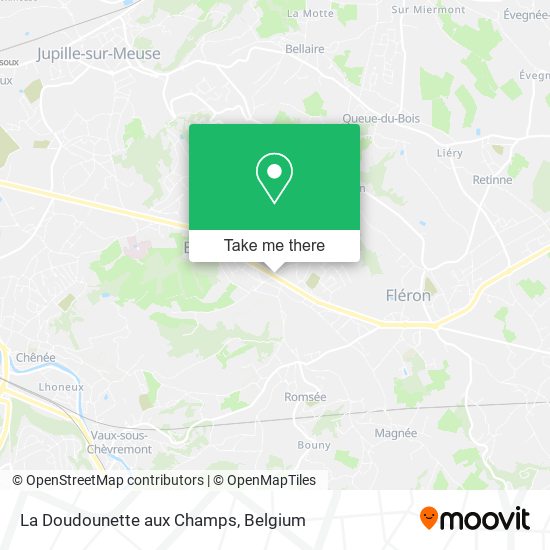 La Doudounette aux Champs map