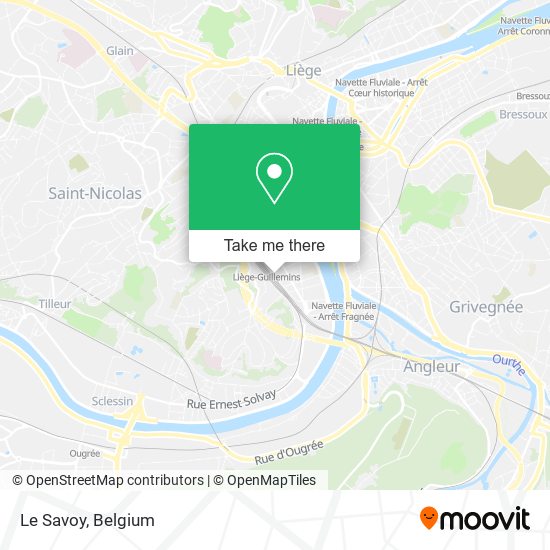 Le Savoy map