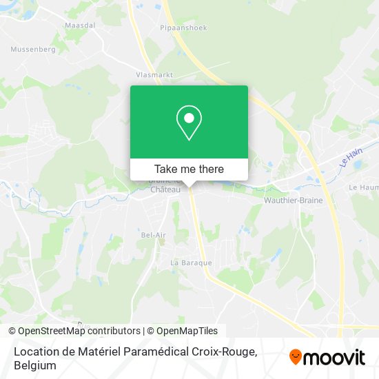 Location de Matériel Paramédical Croix-Rouge map